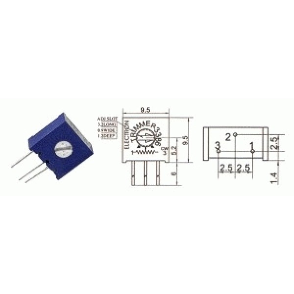 Trimer 500R 63X os z boku