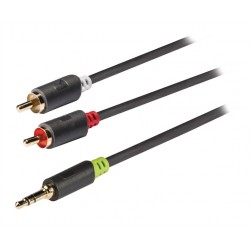 Kábel audio JACK 3.5 mm - 2x CINCH 10 m KÖNIG KNA22200E100