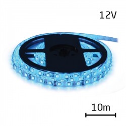 LED pásik 12V 3528 60LED/m IP65 max. 4.8W/m modrá (cievka 10m) zaliatý