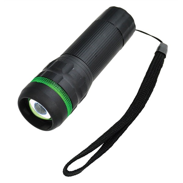 Svietidlo LED (1W) pogumované (3xAAA) fokus, sivé WL07
