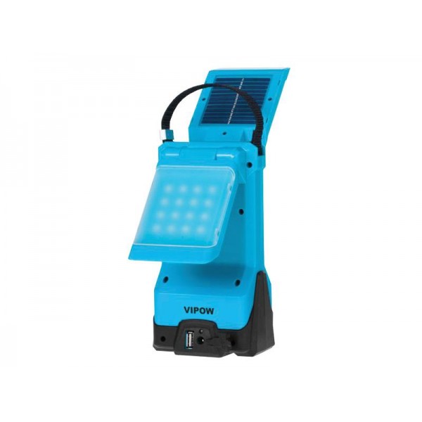 Svietidlo kempingové LED 2x16 solárne s nabíjaním auto aj zo siete