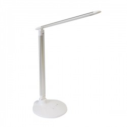 Stolná LED lampa T11 s 3 režimy farby svetla, strieborná