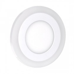 LED podsvietený panel, podhľadový, 12W+4W, 900lm, 4000K, okrúhly WD152
