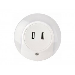 Svietidlo s pohybovým senzorom LED IMMAX + USB nabíjačka 08942L