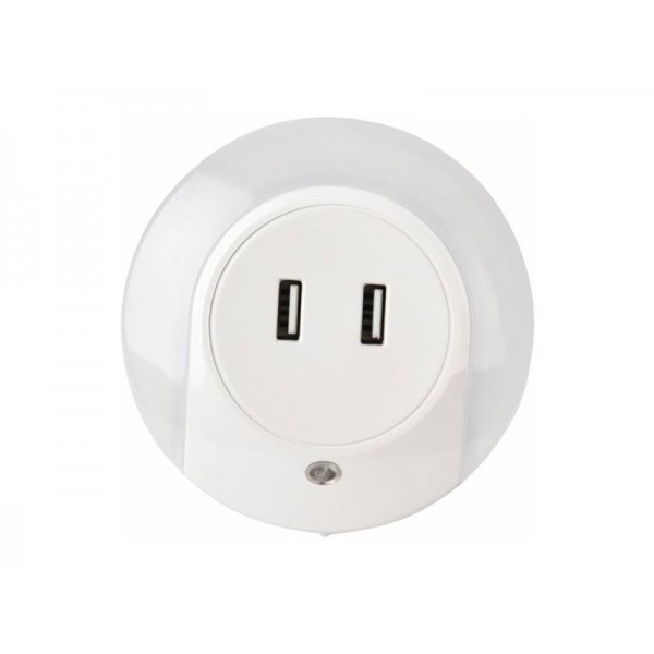 Svietidlo s pohybovým senzorom LED IMMAX + USB nabíjačka 08942L