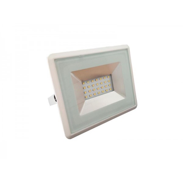 LED vonkajší reflektor SLIM, 20W, 1700lm, 4000K, AC 230V, biela