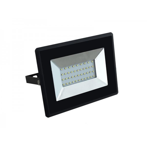 LED vonkajší reflektor SLIM, 30W, 2500lm, 4000K, AC 230V, čierna