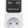 Adaptér USB 230V/5V (2xUSB priechodzí)