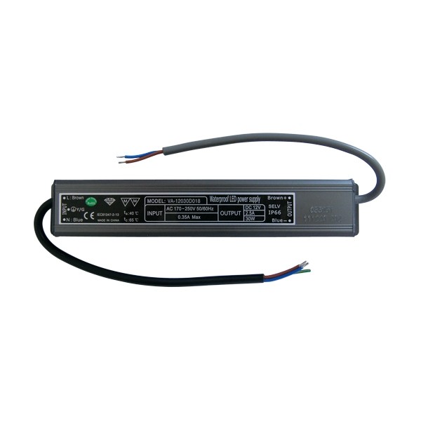 Zdroj spínaný pre LED diódy + pásiky 12V/30W/2,5A