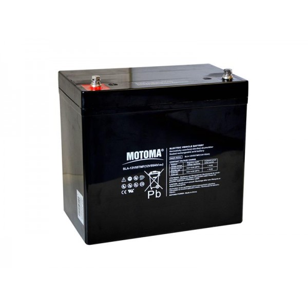 Batéria olovená 12V / 55 Ah - Trakčná MOTOMA (elektromotory)