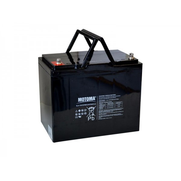 Batéria olovená 12V/75TMF - Trakčná MOTOMA (elektromotory)