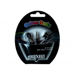Slúchadla Maxell 303483 Colour Budz Black