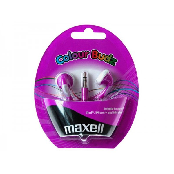 Slúchadla Maxell 303364 Colour Budz Purple