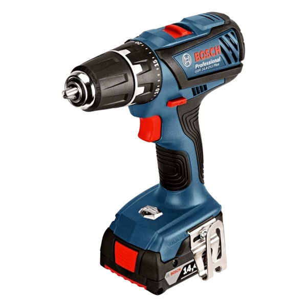 Vrtací skrutkovač Aku Bosch GSR 14,4-2-LI Plus Professional vrátane batérie