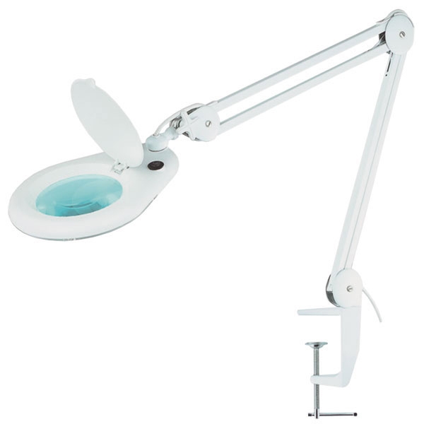 Lupa stolná guľatá (svorka) 8diop. SMD LED (56x)