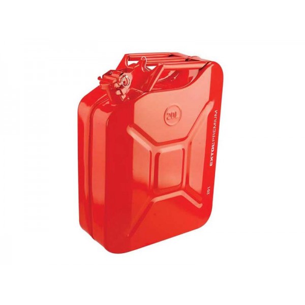 Kanister oceľový na benzín 20l EXTOL PREMIUM 8863200