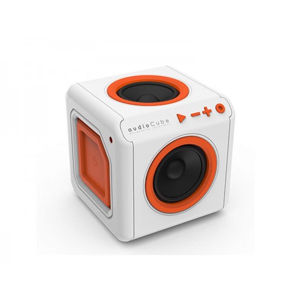 Zásuvka PowerCube AUDIOCUBE PORTABLE biela