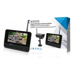 Bezdrôtový zabezpečovací systém 2,4 GHz + 7 LCD monitor (SAS-TRANS60)