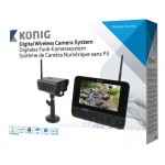 Bezdrôtový zabezpečovací systém 2,4 GHz + 7 LCD monitor (SAS-TRANS60)