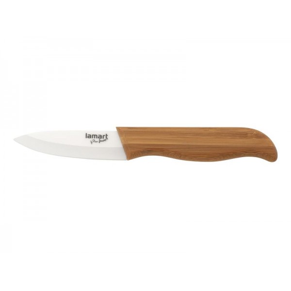Nôž kuchynský LAMART LT2051 KERA BAMBOO lúpací