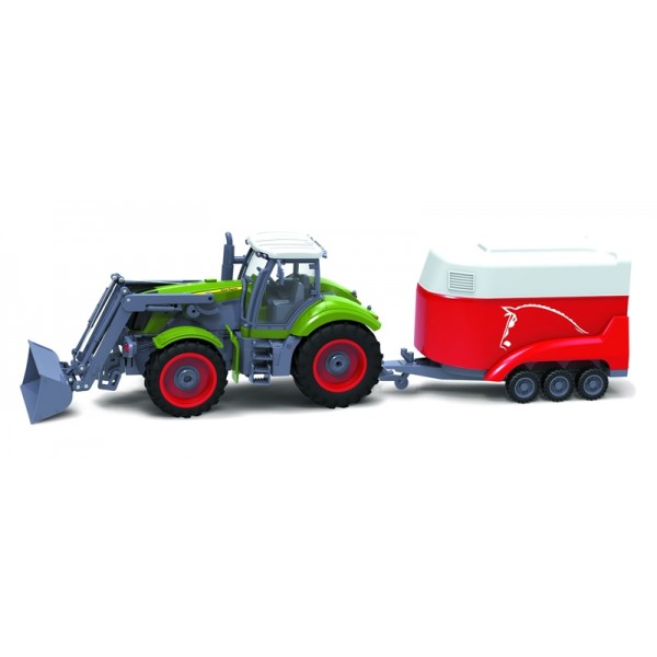 RC model traktor + príves BUDDY TOYS BRC 28.611