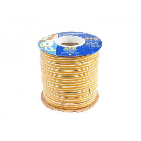 Tesnenie do okien a dverí samolepiace 9x4mm TYP E biele 150M