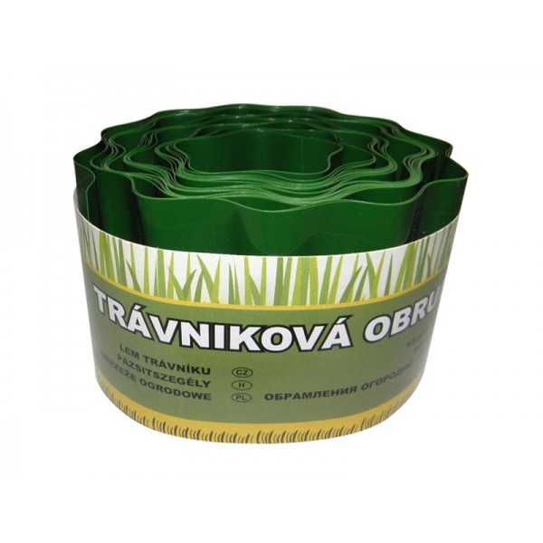 Okraj trávnika 9 m - 10 cm zelený