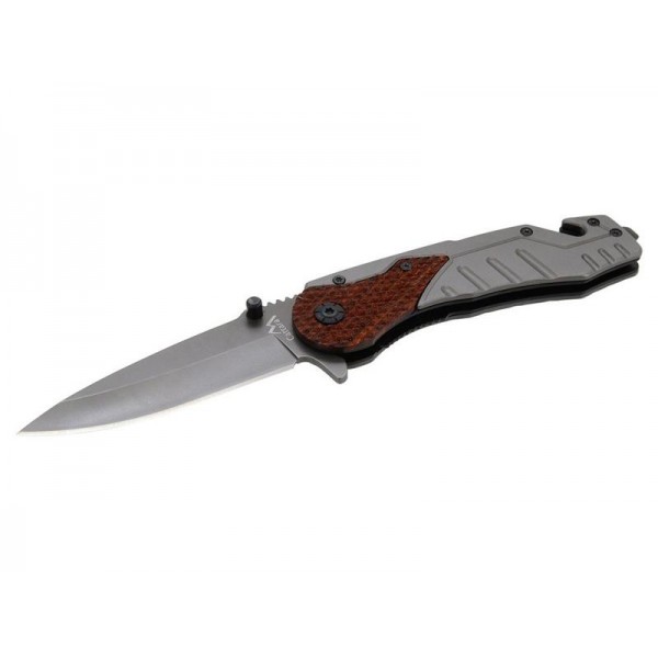 Nôž vreckový zatvárací CATTARA WOOD, s pojistkou, 21cm