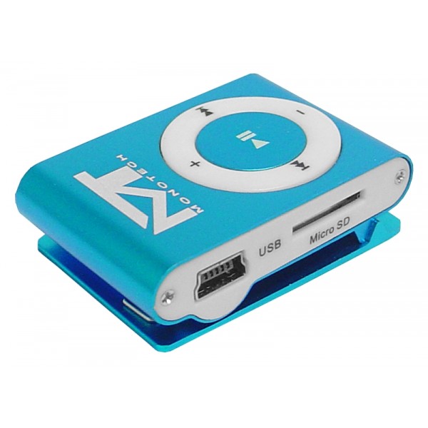 MP3 prehrávač MonoTech modrý