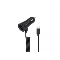Nabíjačka do auta USB 2x 2.4A + kábel Micro USB