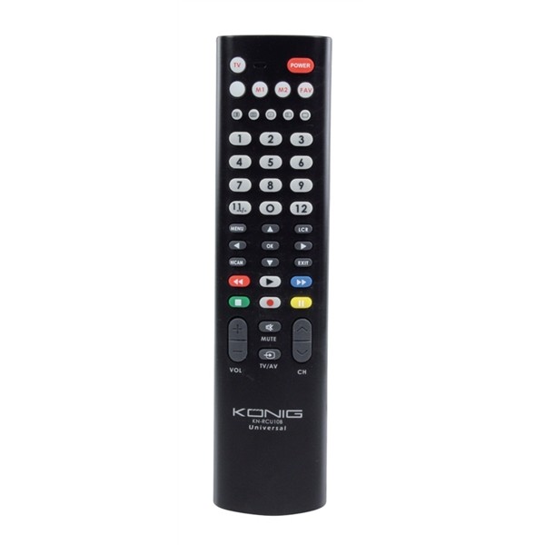 Ovládač pre TV diaľkový univerzálny KÖNIG KN-RCU10B pre 1 zariadenie
